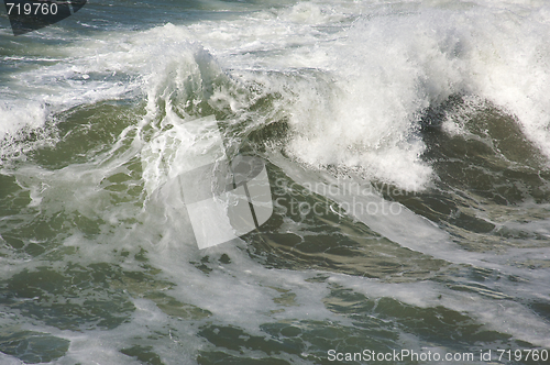 Image of Rough Pacific Ocean Waves