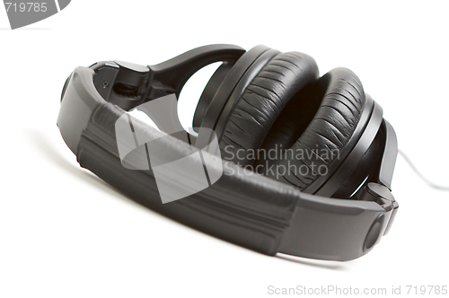 Image of Pair of Black Headphones
