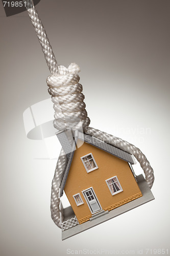 Image of House Tied Up and Hanging in Noose