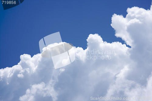 Image of White Cumulus Clouds