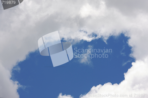 Image of White Cumulus Clouds