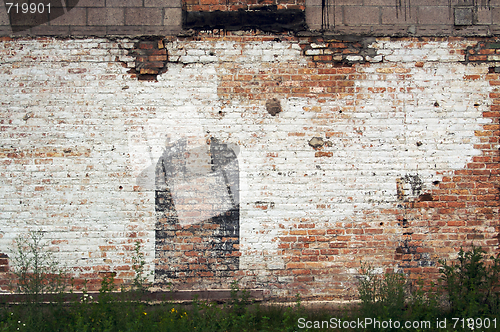 Image of Aged Brick Wall Background