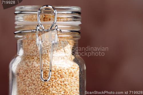 Image of Bottle of Sesame Seeds