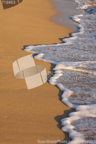 Image of Beach Shoreline Wash