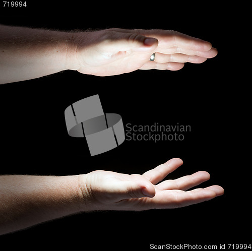 Image of Glowing Hands