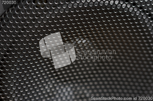 Image of Abstract Macro of Speaker Mesh