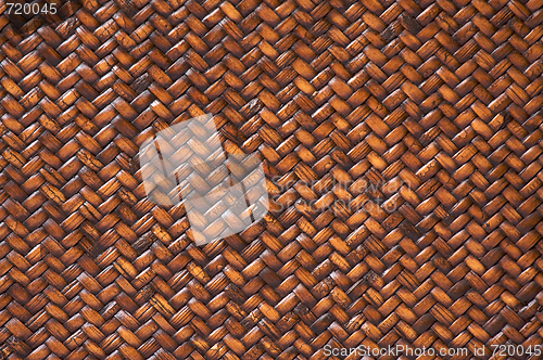 Image of Rattan Weave Background