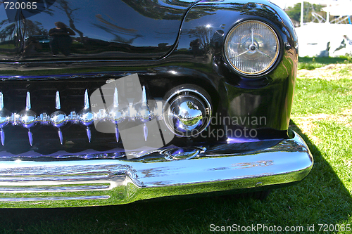 Image of Purple Vintage Car