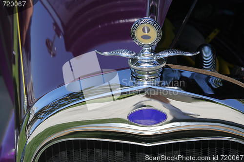 Image of Purple Vintage Car