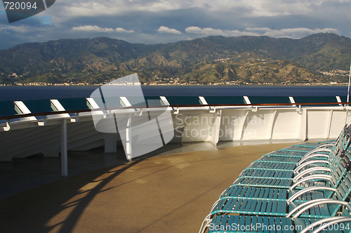 Image of Cruise Ship Deck Abstract