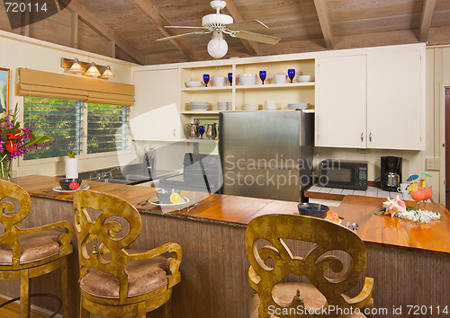 Image of Tropical Kitchen Interior