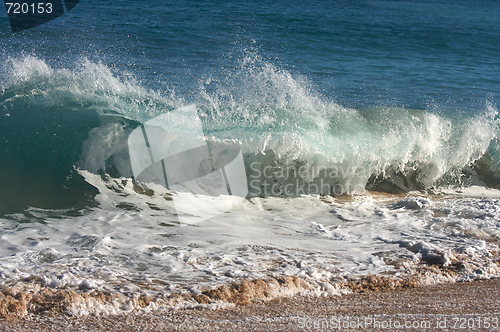 Image of Dramatic Shorebreak Wave