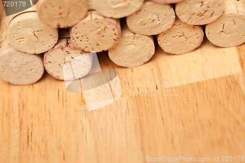 Image of Stack of Wine Corks