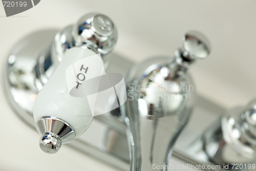 Image of Abstract of Classic Chrome Faucet