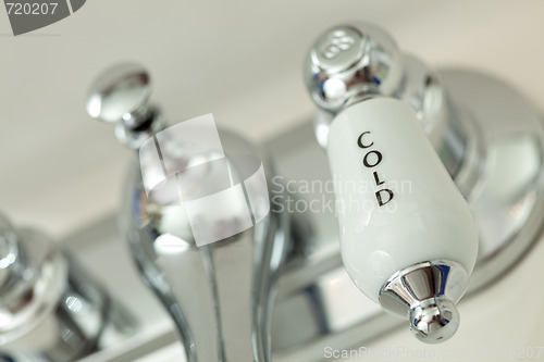 Image of Abstract of Classic Chrome Faucet