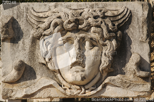 Image of Face Relief from Ephesus, Turkey