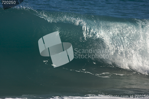 Image of Dramatic Shorebreak Wave