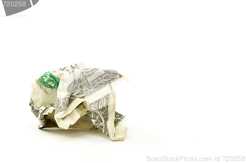 Image of Crumpled Dollar