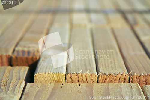 Image of Stack of Construction Wood