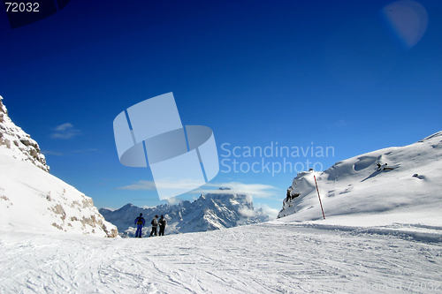 Image of The ski area in Cortina