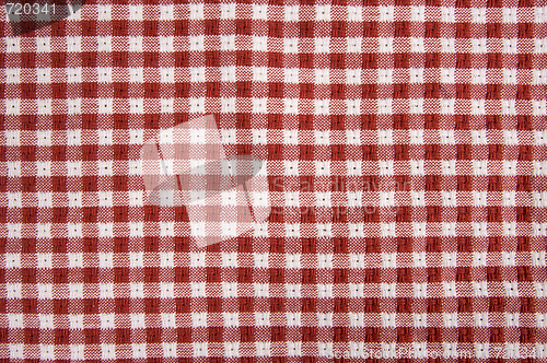 Image of Red and White Picnic Blanket