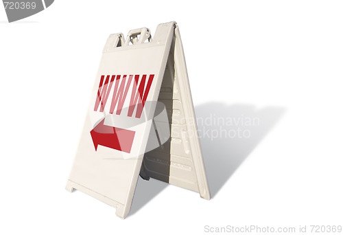 Image of WWW Tent Sign