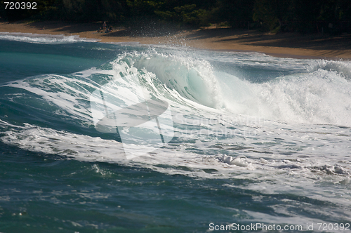 Image of Dramatic Shorebreak Wave