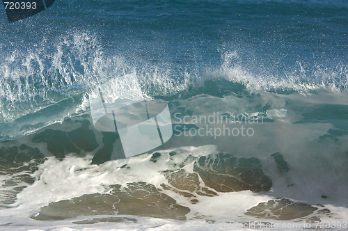 Image of Dramatic Shorebreak Wave