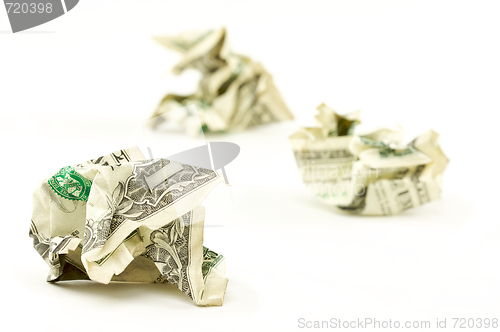 Image of Crumpled Dollars