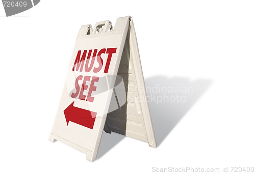 Image of Must See Tent Sign
