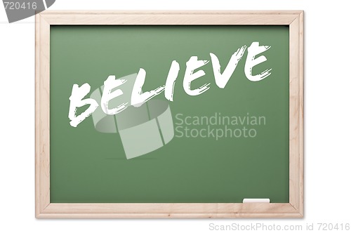 Image of Quote Series Chalkboard - Believe