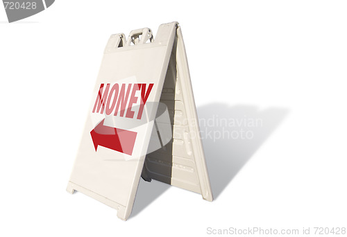 Image of Money Tent Sign