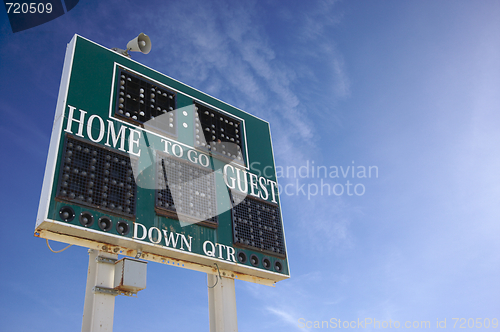 Image of HIgh School Score Board