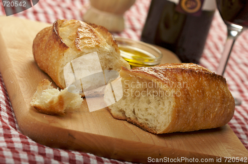 Image of Sourdough Bread on Cutting Board