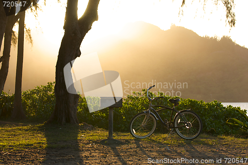 Image of Sunset on Hanalei Bay