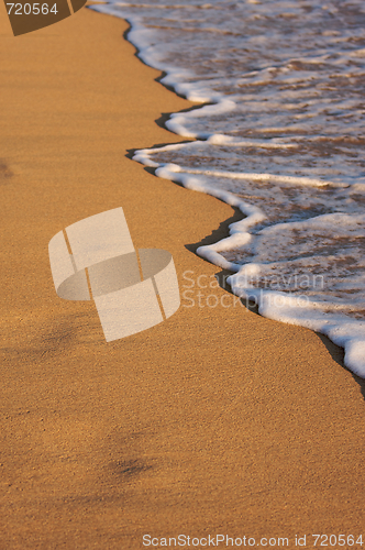 Image of Beach Shoreline Wash