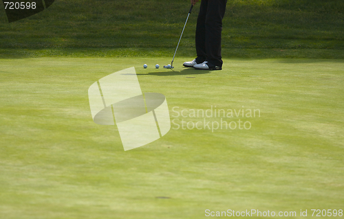 Image of Golf Putting on the Green