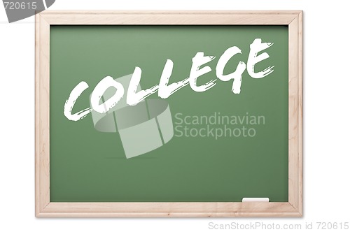 Image of Chalkboard Series - College