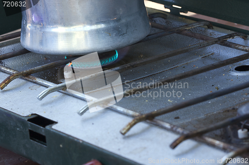 Image of Camping Coffee on the Stove