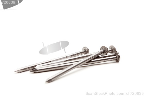 Image of Construction Nails Isolated