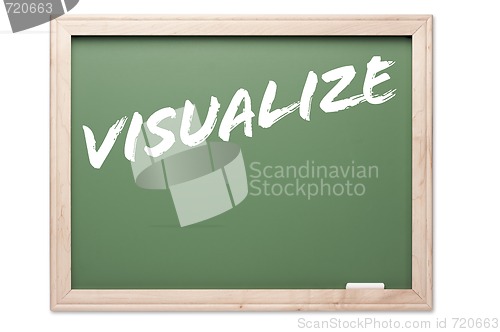 Image of Quote Series Chalkboard - Visualize