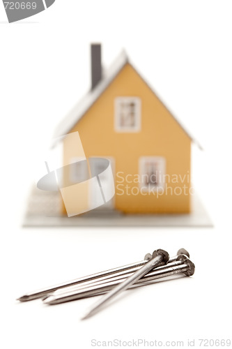 Image of House and Nails Abstract