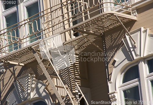 Image of Abstract Fire Escape