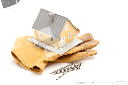 Image of House, Gloves and Nails