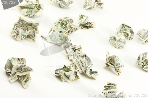 Image of Crumpled Dollars