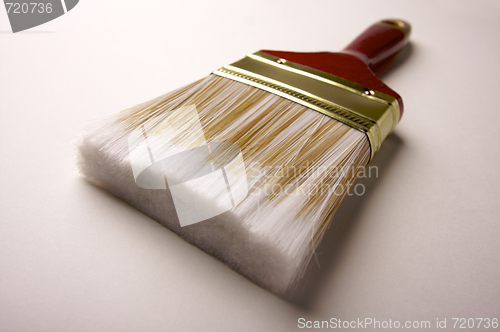 Image of Dramatic Angle of Paint Brush