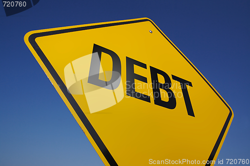 Image of Debt Road Sign