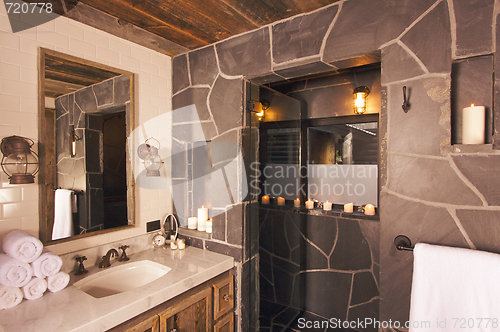 Image of Rustic Bathroom