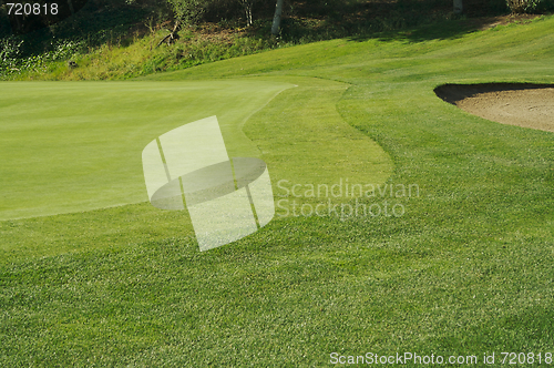 Image of Abstract of Bunkers and Putting Green