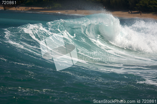 Image of Dramatic Shorebreak Wave